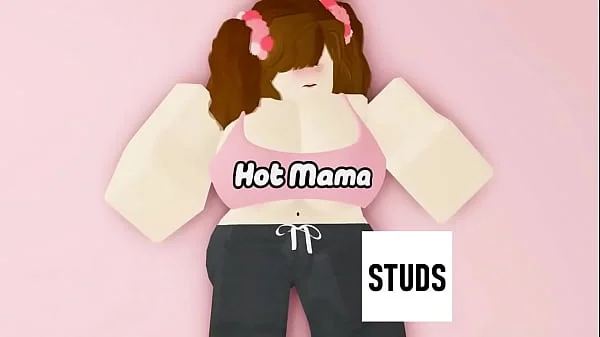 STUDS - Brunette step mom MILF shows off in nude photo shoot (ROBLOX PORN/RR34)