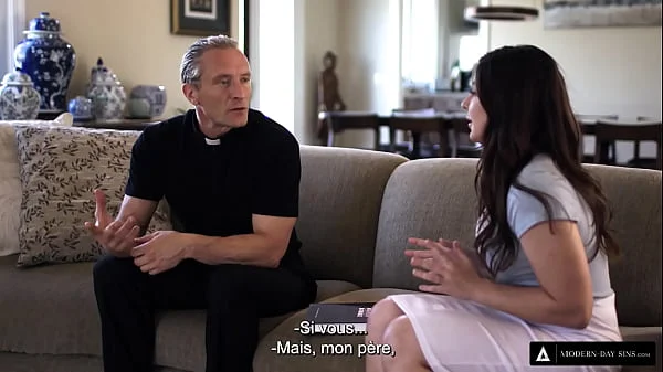 MODERN-DAY SINS - Big Dick Priest Takes Naive Teen's Anal Virginity! French Subtitles