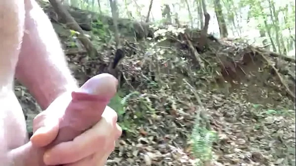 Hiking with a hard dick