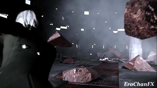 2B and A2 machine tentac1e hentai