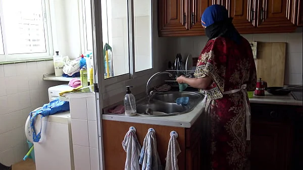 I shocked this muslim cleaning maid by telling her to clean my asshole!!!