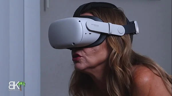 Dumb StepMom Tricked by VR Gamer StepSon - 3of3