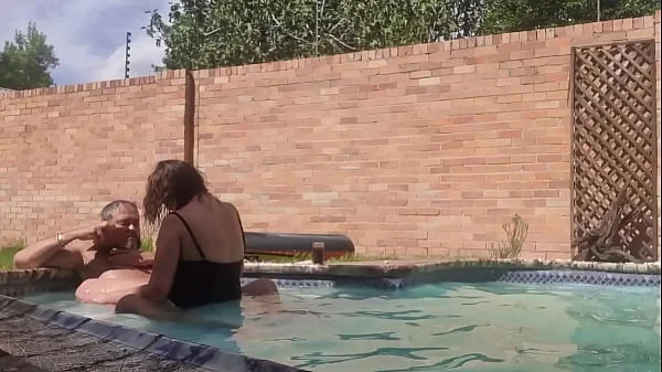 Swimming pool fuck