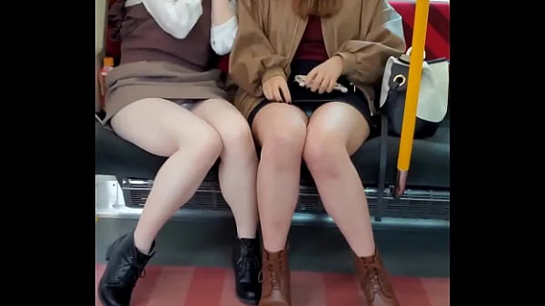 Japanese Cuties Upskirting For You On Train