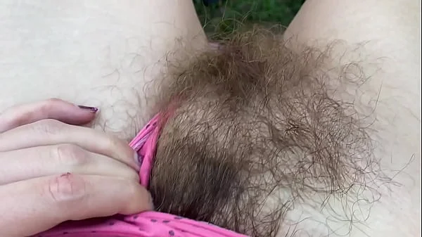 New Hairy pussy big clit compilation closeup amateur