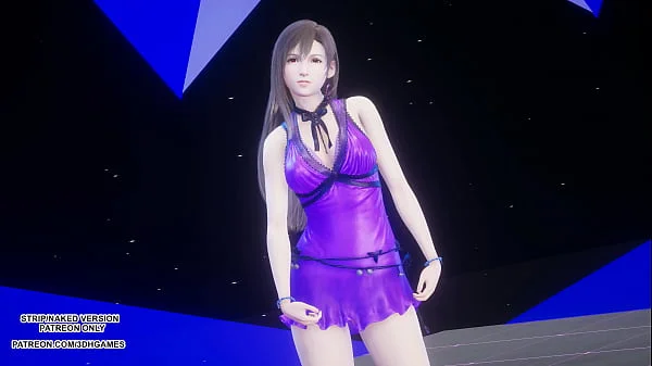 [MMD] TAEYEON - INVU Aerith Tifa Lockhart Hot Kpop Dance Final Fantasy Uncensored Hentai