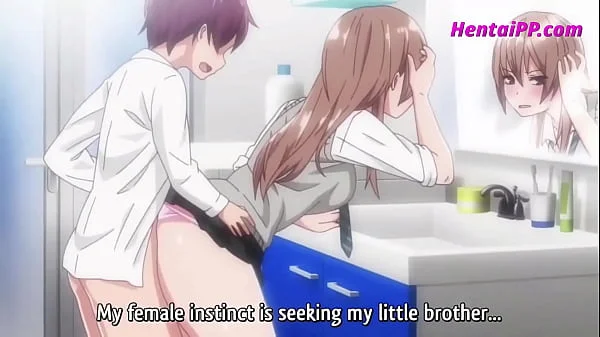 Little Stepbrother Get Fucked With Stepsister In The Bathroom // HENTAI