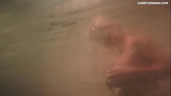 Two Horny Lesbian Caught Fucking on Shower