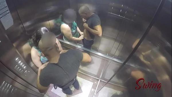 Sorayyaa e Leo Ogro foram pegos fudendo no elevador