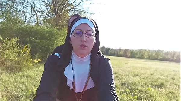 This nun gets her ass filled with cum before she goes to church !!