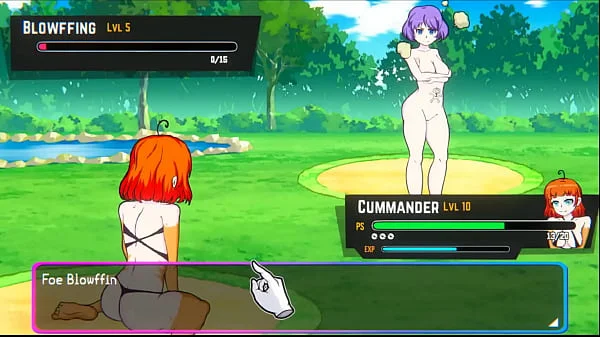 Oppaimon [Pokemon parody game] Ep.5 small tits naked girl sex fight for training