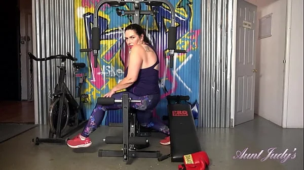 AuntJudys - Busty Mature Icon Josephine James' Very Hot Workout