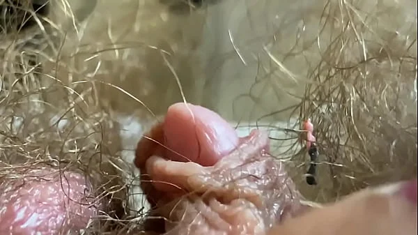 Extreme Close Up Big Clit Vagina Asshole Mouth Giantess Fetish Video Hairy Body !