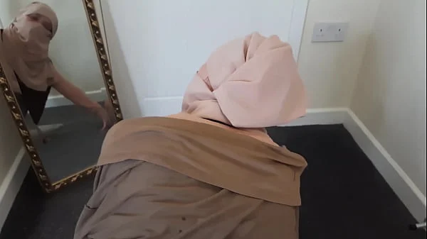 Big ass arab muslim girl in hijab roughly fucked un her wet pussy