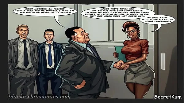 The Mayor season 3 Ep.4 - Slutty Ebony Attorney Deepthroat Politician's cock || Office Orgy