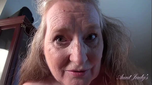 AuntJudys - Your Busty 61yo Stepmom Maggie gives you a Handjob (POV)