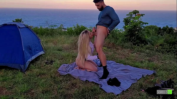 Sexo Arriscado Casal Amador real fodendo em acampamento - Sexdoll 520